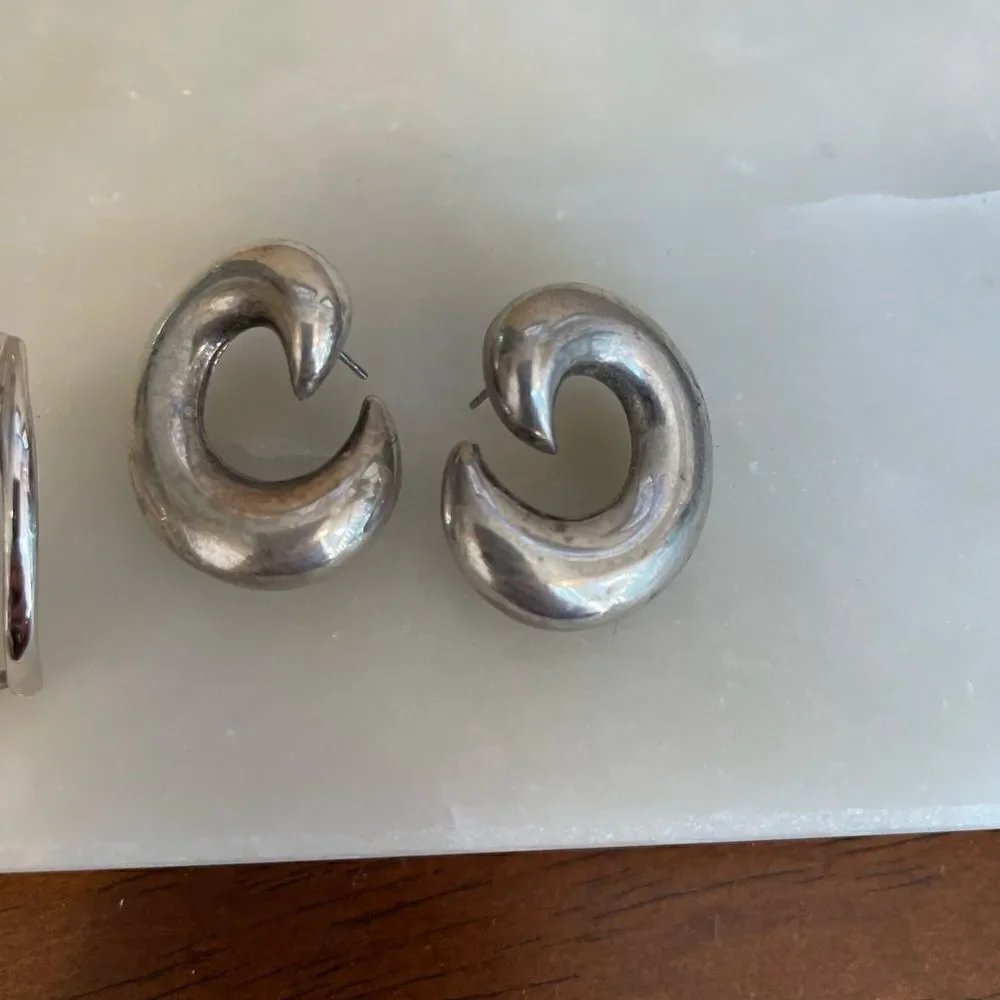 Silver Earrings Lot of 2